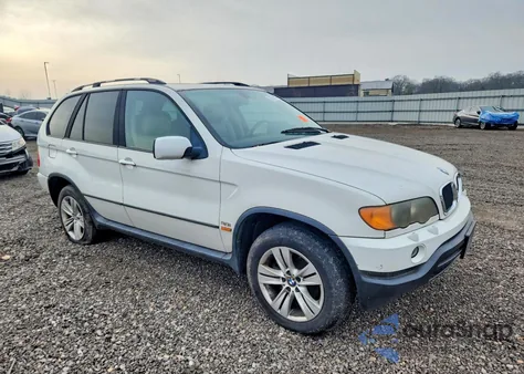 2003 BMW X5 3.0I z USA, uszkodzony, nr VIN 5UXFA53503LW23079